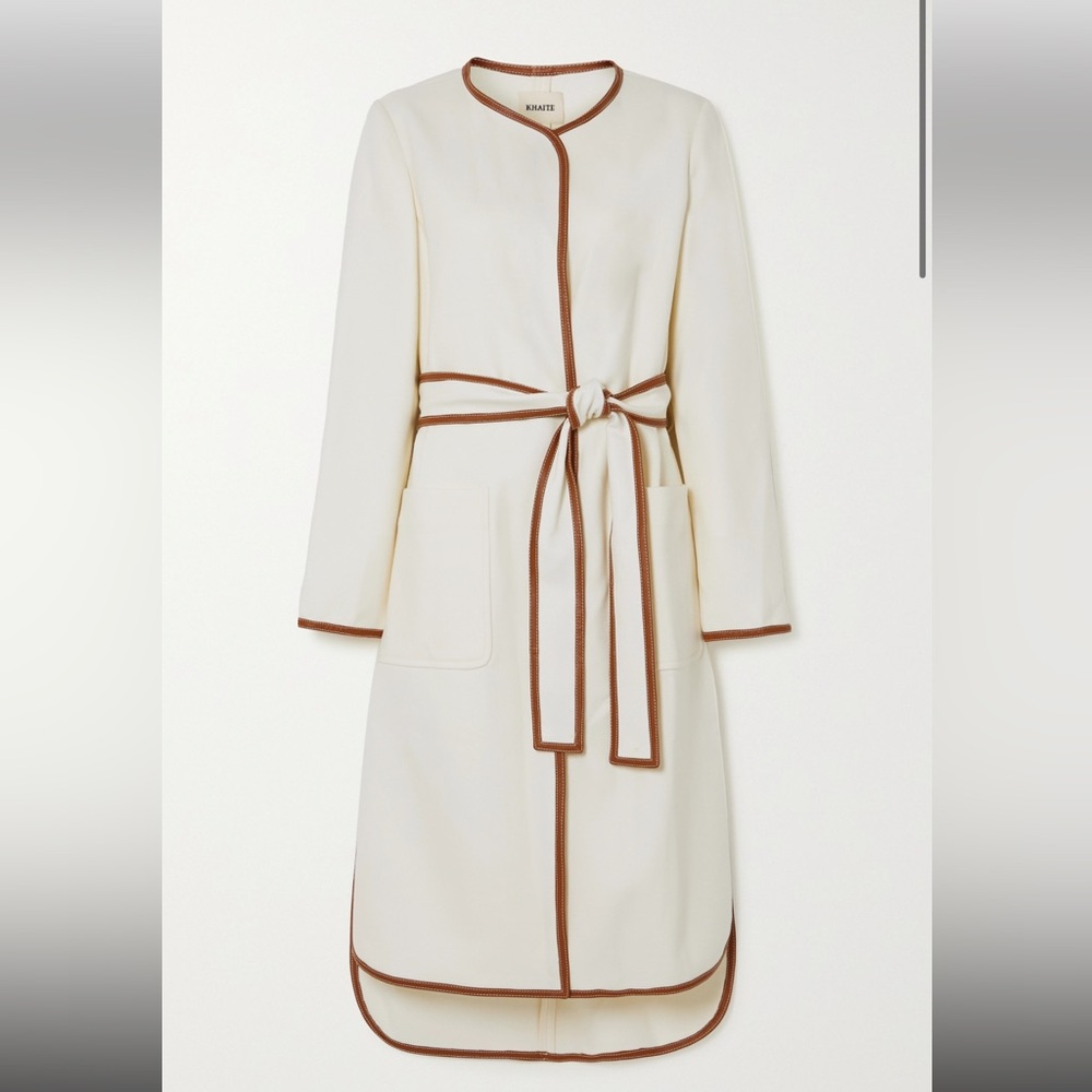 Khaite Iman Cream Coat size 2